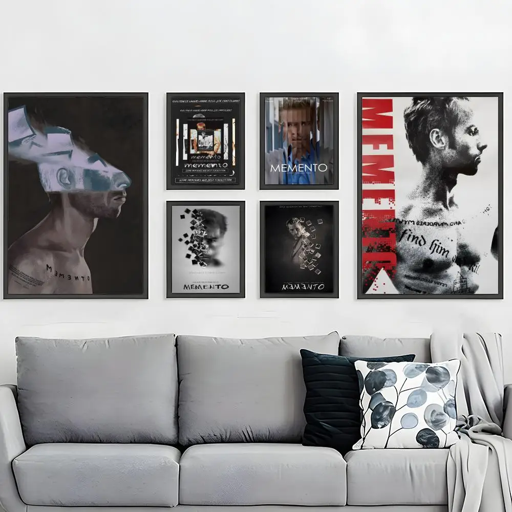 classic movie Memento Poster HD Waterproof Self-Adhesive Wall Art – Multi-Scene Use, Top Gift Pick