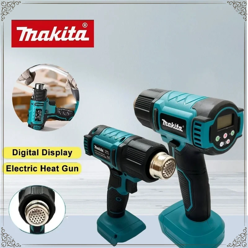 

Makita Control Heat Gun 550°C Temperature Cordless Handheld Hot Air Gun With LED Display Soldering Thermal Blower 18V Tool