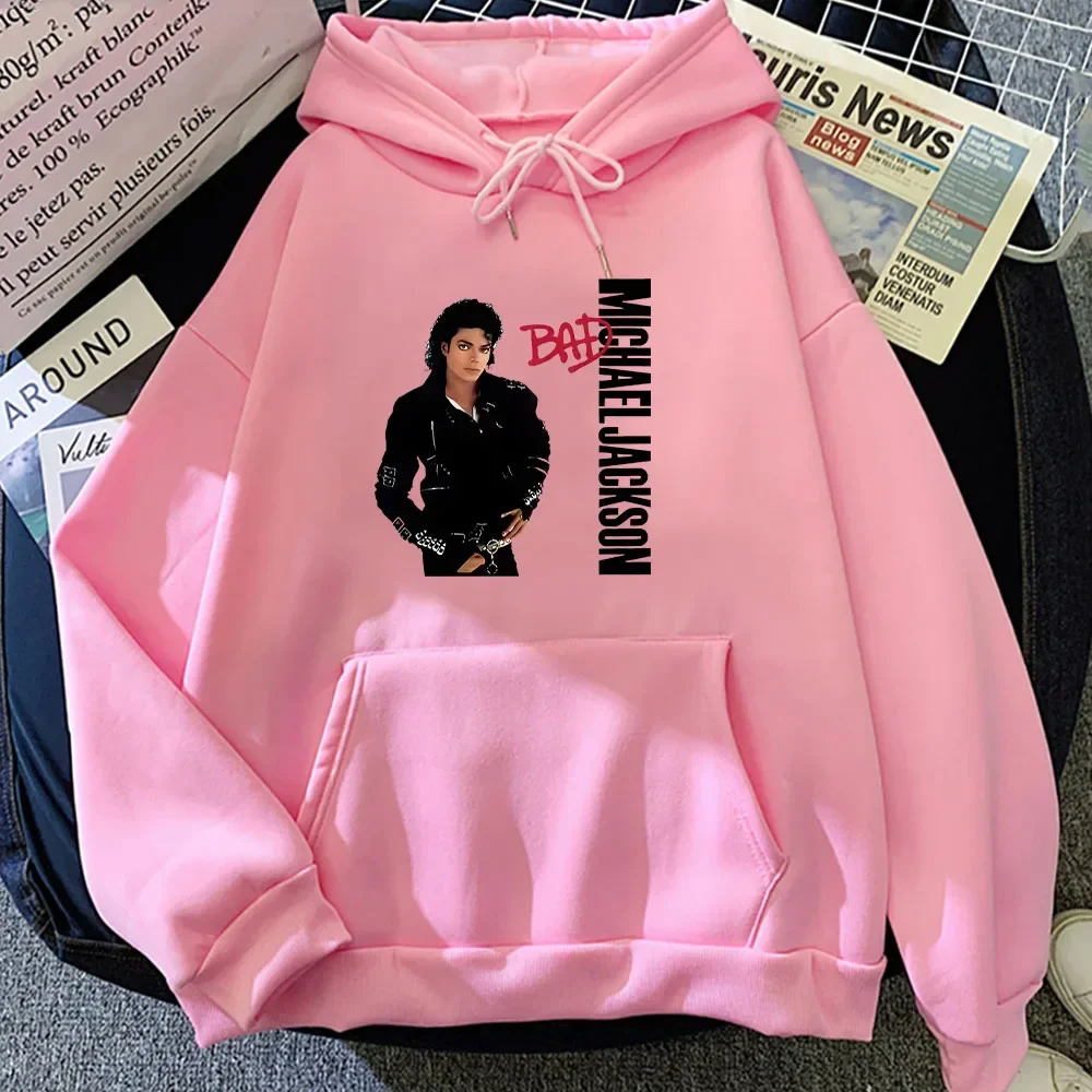 مايكل جاكسون جرافيك هوديس بلوزات عصرية بأكمام طويلة للبنين/الفتيات للجنسين طباعة جرافيك Moletom بلوفرات جديدة #6