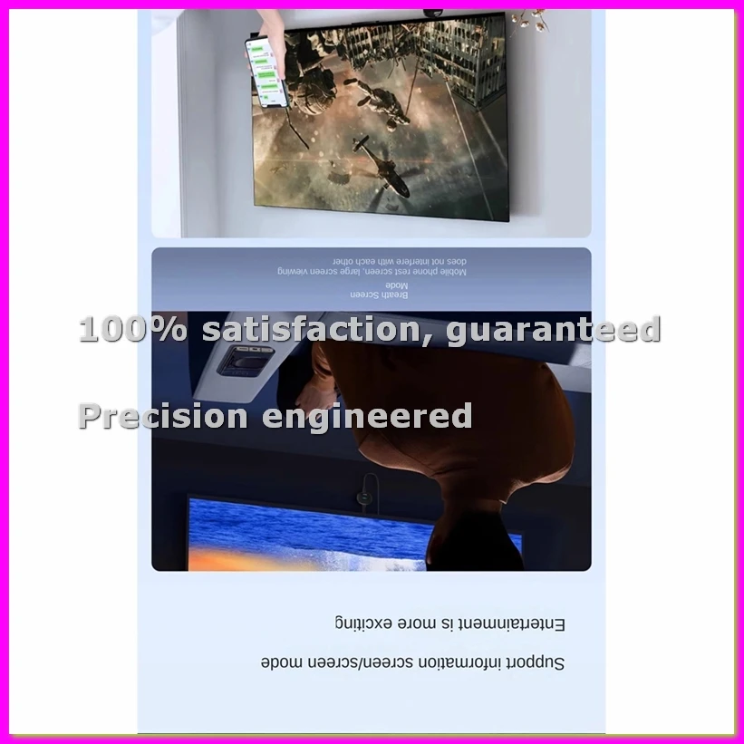 

Screen Projector Mobile Phone with TV Wireless Same Screen Connection Transfer Monitor Computer Projector-ABFT