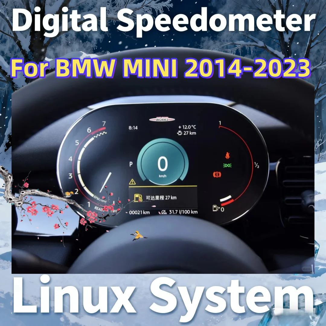 

Digital Performance Display Cluster Dashboard For BMW MINI F54 F55 F56 F57 2014-2023 LCD Speed Table Virtual Information Panel