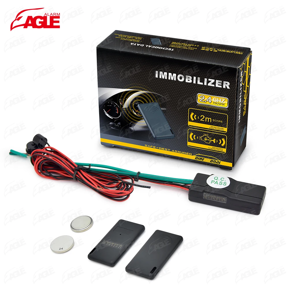 DC 12V 24V Wireless Security Universal Engine Lock Anti-Theft Car Immobilizer