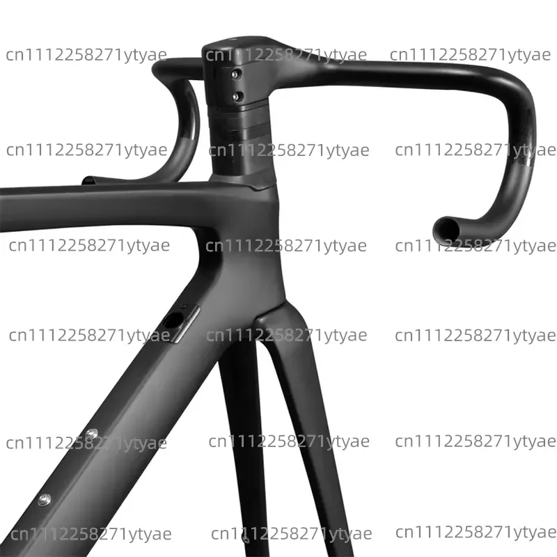 2022 700C Integrated Handlebar, Full Internal Cable, Carbon Fiber Durable, Bicycle Helmet, Disc Brakes