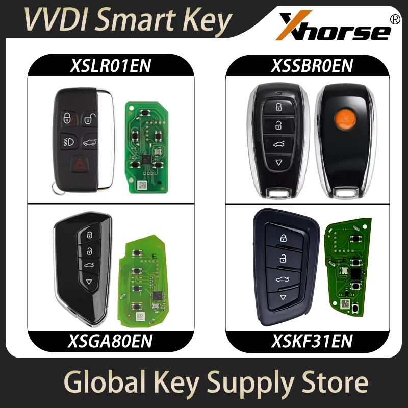 

Xhorse XS VVDI Universal remote key Smart Key XSLR01EN XSGA80EN XSSBR0EN XSKF31EN