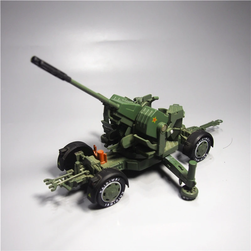 

Die cast PG-99 type 35mm double barrel traction gun 1:35 alloy model military ornament men's gift