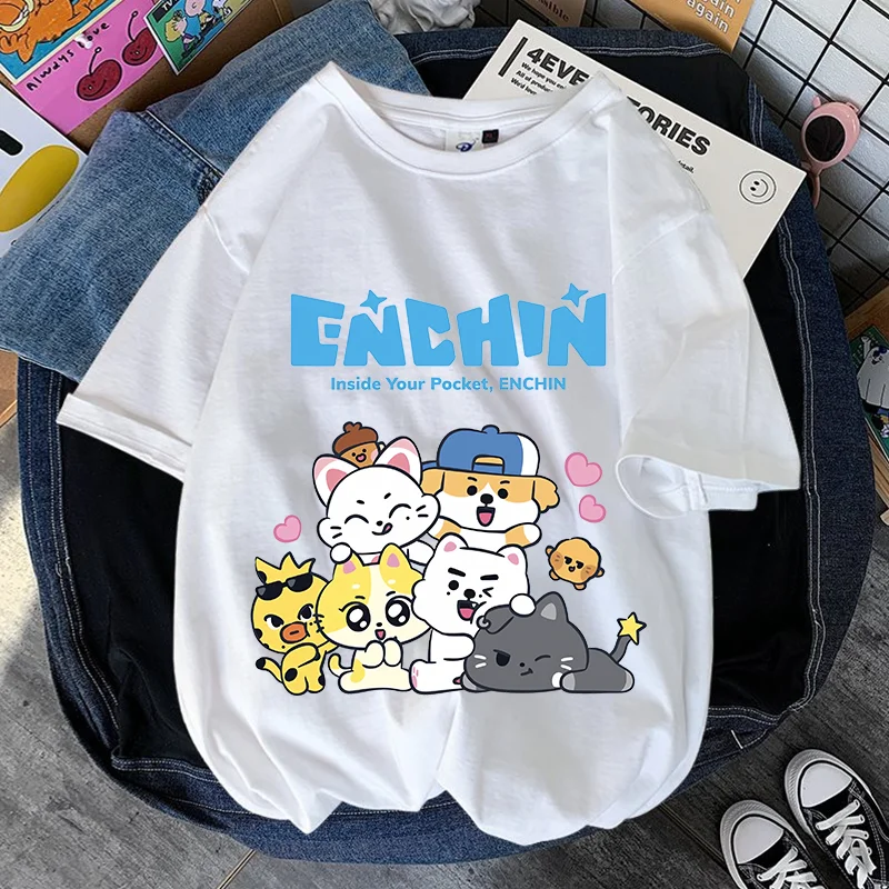 Camiseta Kpop ENHYPEN Estampado Anime