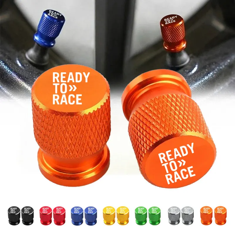 Tire Valve Caps Cover CNC Motorcycle Accessories 1 Pair For KTM Ready to Race Duke 390 690 790 890 1190 Rc 1290 Adv Adventure