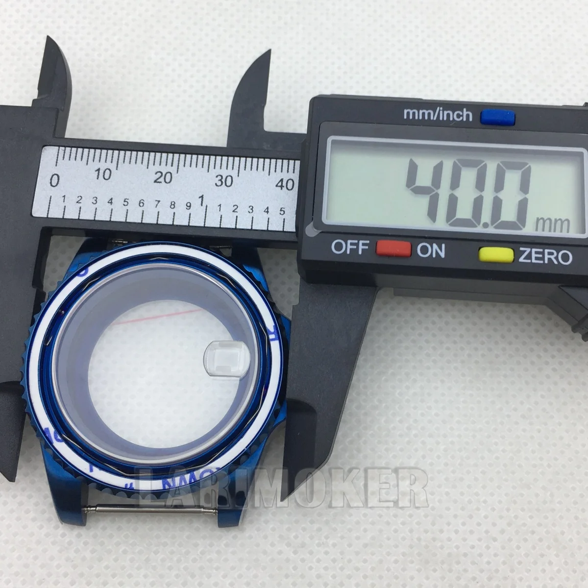 Caja NH35 de alta calidad de 40mm, bisel de clic Sub 120, cristal de zafiro de acero inoxidable compatible con NH34 NH35 PT5000 ETA2824, caja de movimiento Miyota