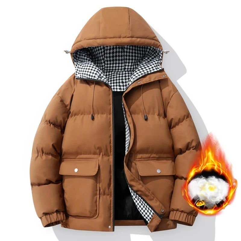 Couple Outdoor Running Windproof Cotton Jacket Winter Fashion Vacation Two Pieces of Cold Proof Warm and Trendy Outerwear