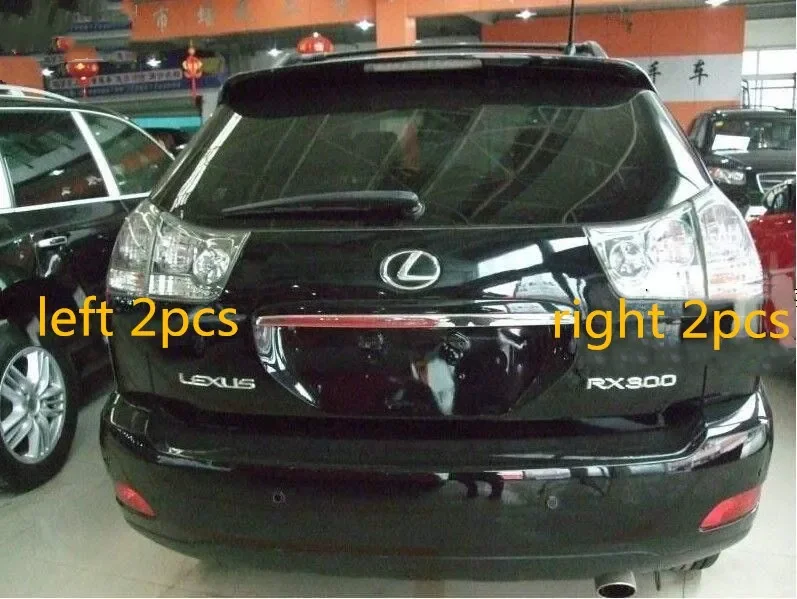RQXR LED warning light + brake light + turn signal rear bumper light reflector for Lexus RX300 RX330 RX350 2003-2008