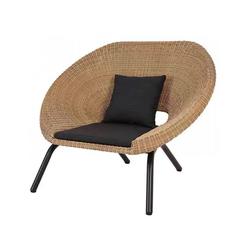 

Outdoor rattan sofa combination homestay open-air balcony leisure rattan chair