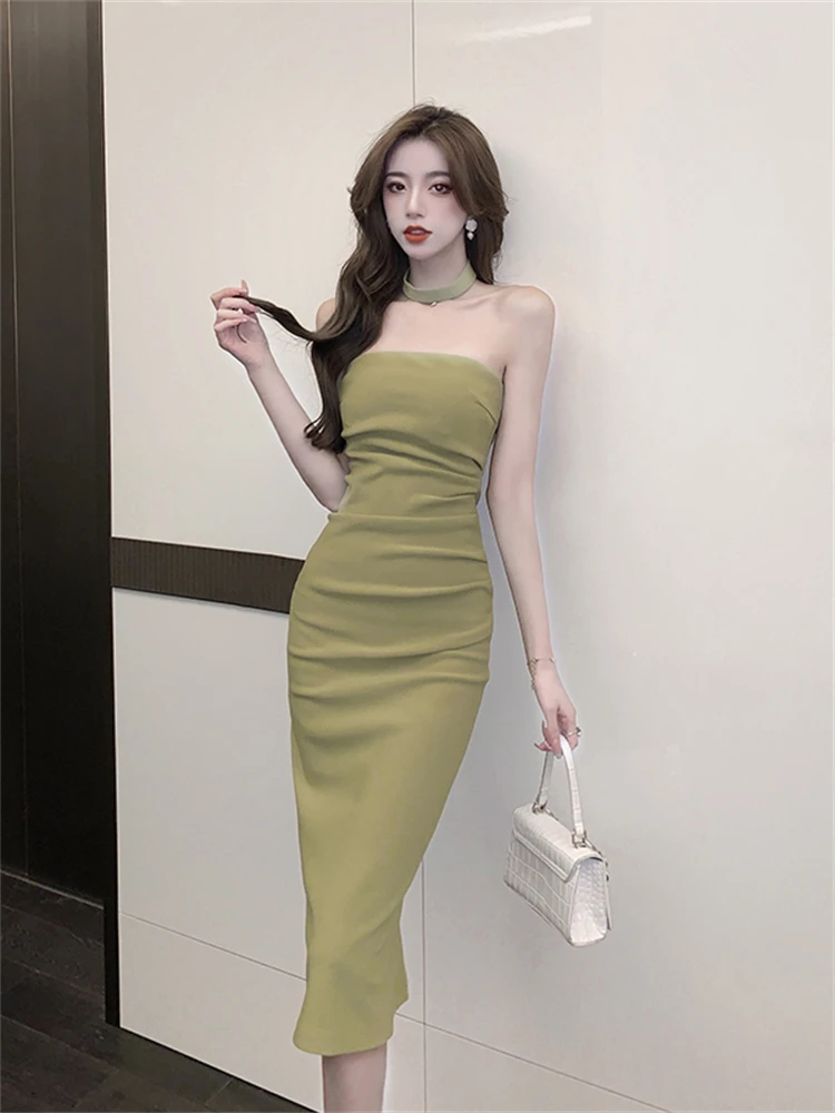 

Women Dress Summer Long Maxi Black Vestidos Elastic Bodycon Womens Dresses Spring Evening Female Vintage Sexy Slim Skinny