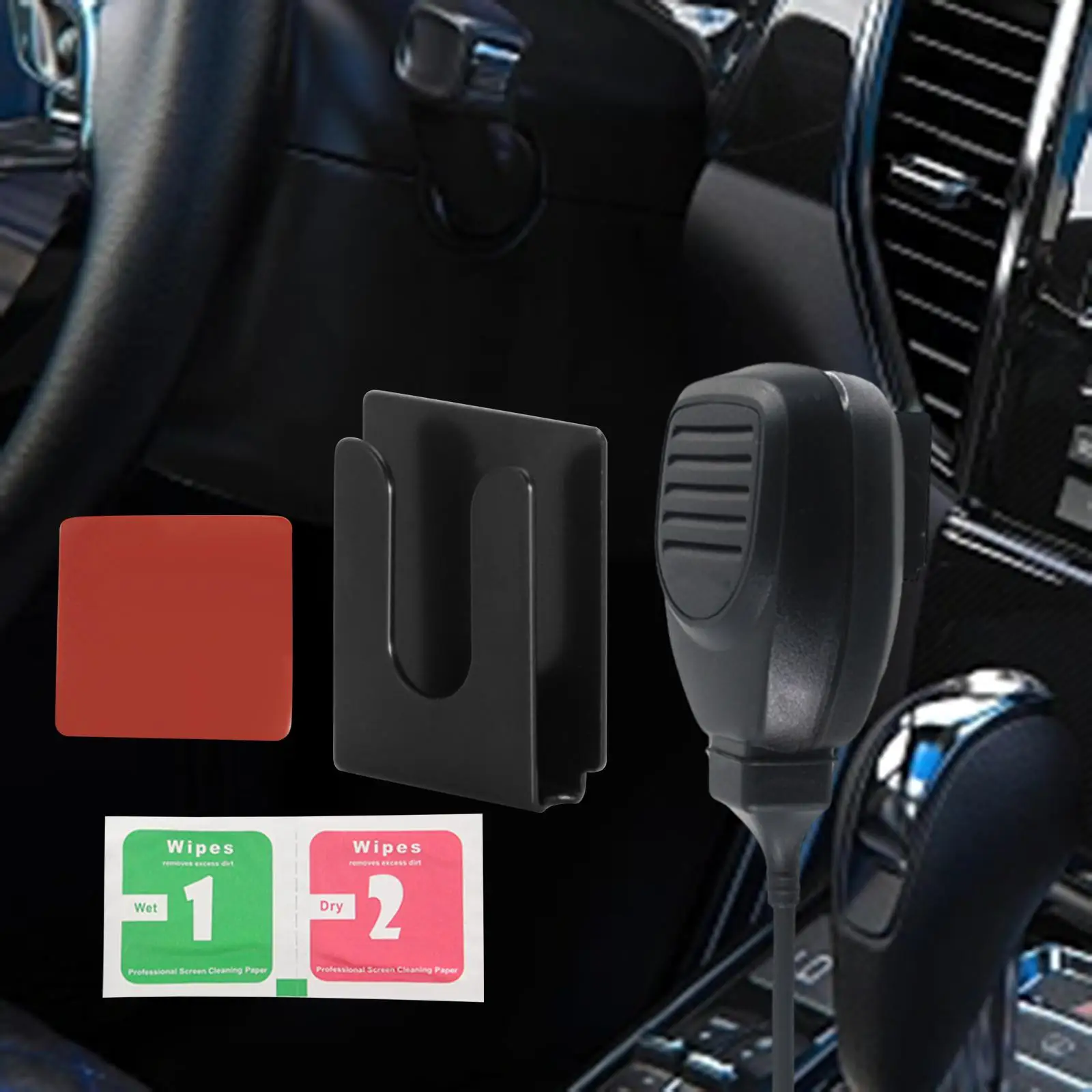 Air Vent Car Microphone Holder Convenient Auto Car Microphone Holder Bracket for