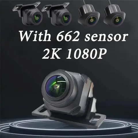 3D Car 360 Camera Kit 2K for 662 WDR Chip AHD 1920x1080P Car Rear View Camera View WDR Gives Great Night Vision Clarity