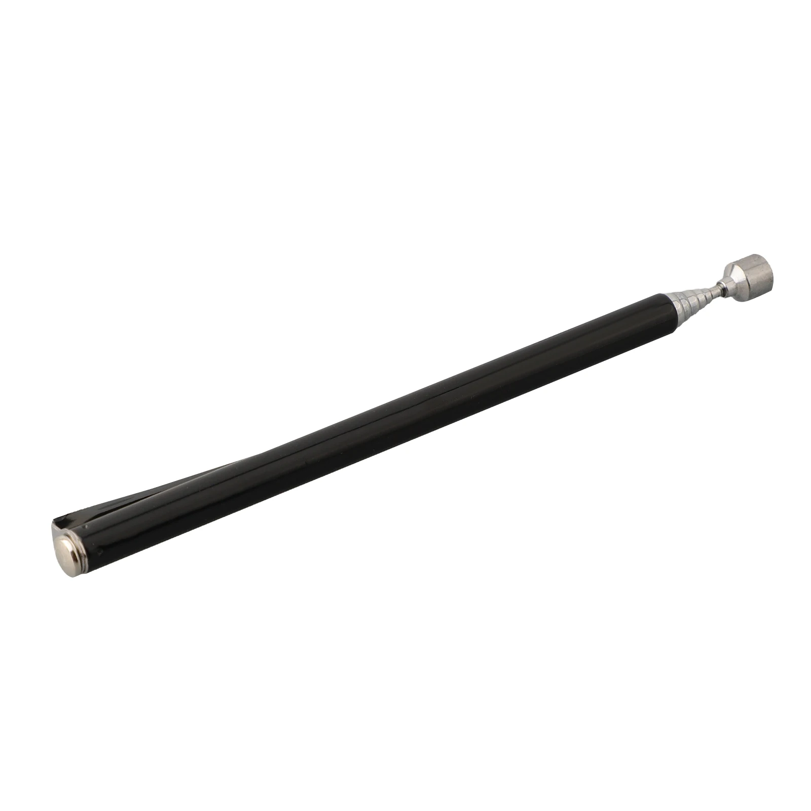 Portable Telescopic Magnetic Pick Up Rod Tool Extending Magnet 12.5-65CM 1.5LB Stainless Steel Pen Style Pickup Rod Black Silver