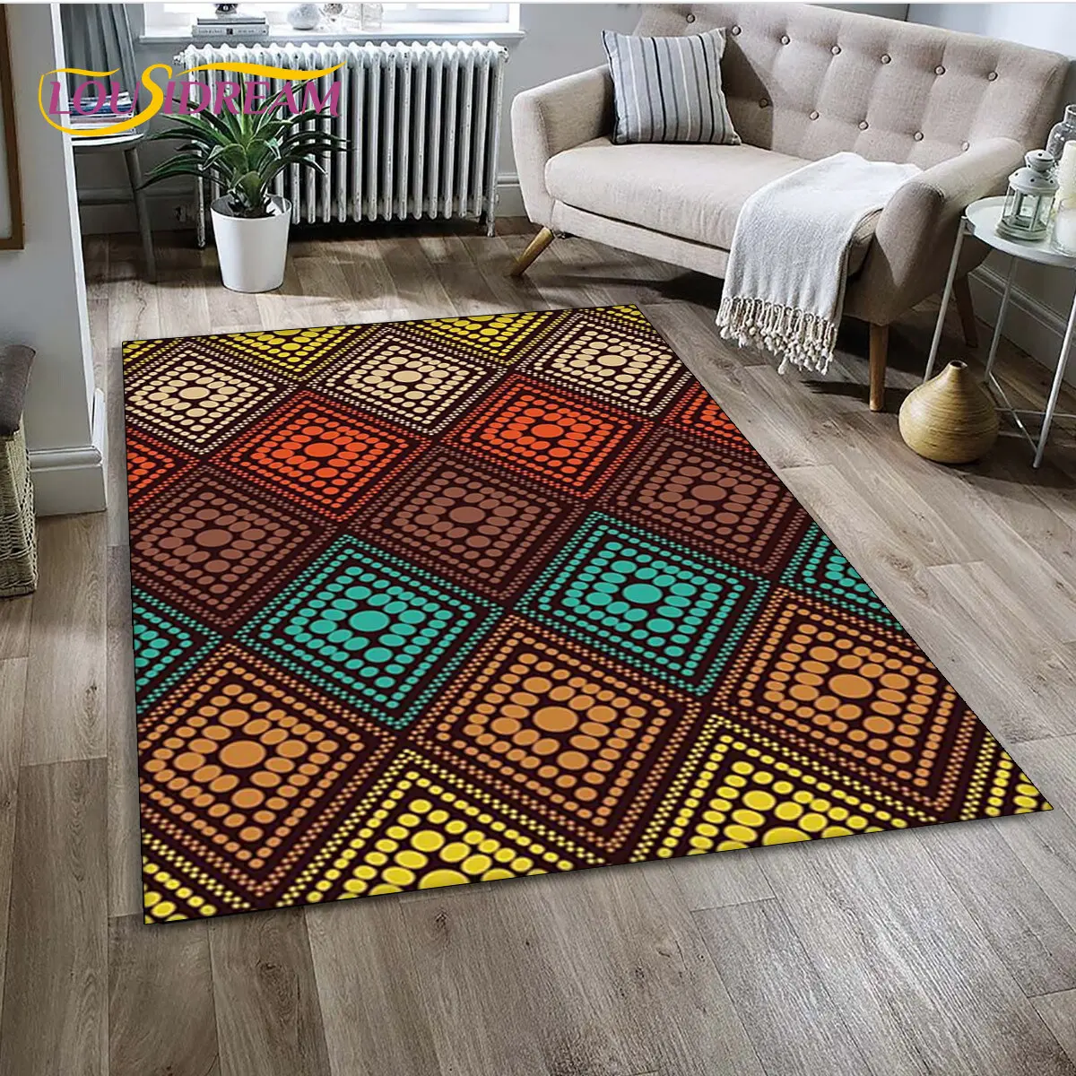 

Bohemia Nordic Persia Series Area Rug,Carpet Rug for Home Living Room Bedroom Sofa Doormat Kitchen Decor,kids Non-slip Floor Mat