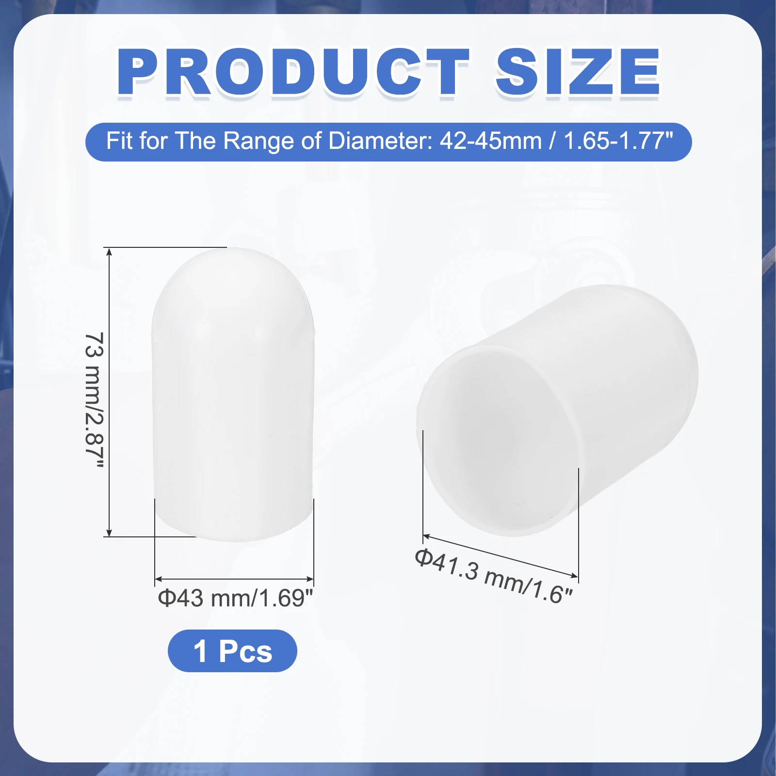 1/2/4Pcs Flashlight Diffuser Caps Flexible Silicone End Cap Screw Thread Protector Cover for Torch LED Light Furniture Tube Bolt