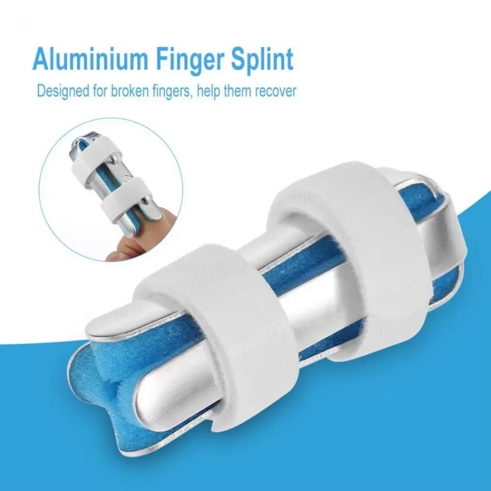 Finger Brace Support Posture Corrector 3 Sizes Aluminium Finger Hand Splint Recovery Injury Pain Bending Deformation Correction