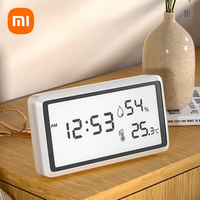 Xiaomi Electronic Thermometer Hygrometer Indoor Weather Station Sensor High Precision with Clock Function LCD Digital Display