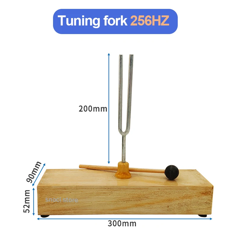 Physical acoustics experimental set 440hz 256hz 512hz resonant tuning fork music experimental equipment