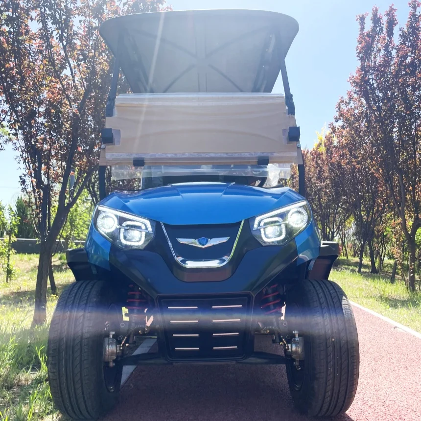 

Electric Golf Car High Strength Steel 4 Seater Independent Front Suspension Electric Golf Cart Stable Quality Long Durability