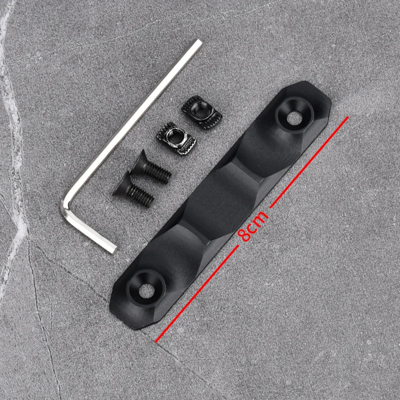 Tactische Aluminium CNC Rail Cover 8/12 CM MLOK KEYMOD voor AR15 HK416 M4 M16 AK47 Voorbuis Anti-Slip Bescherming Picatinny Rail