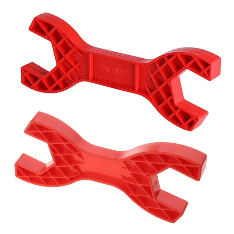 Kitchen Bathroom Accessory Plastic Multi-purpose Double Head Shower Wrench B03D