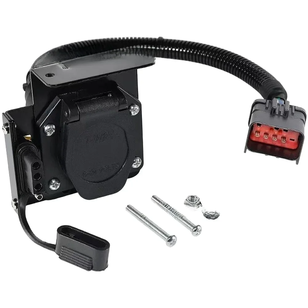 2026 7 Way To 4 Way Trailer Wiring Adapter For Dodge Ram=Jeep, OEM 56038366AB 42145, Waterproof Blade And Flat Connector Harness