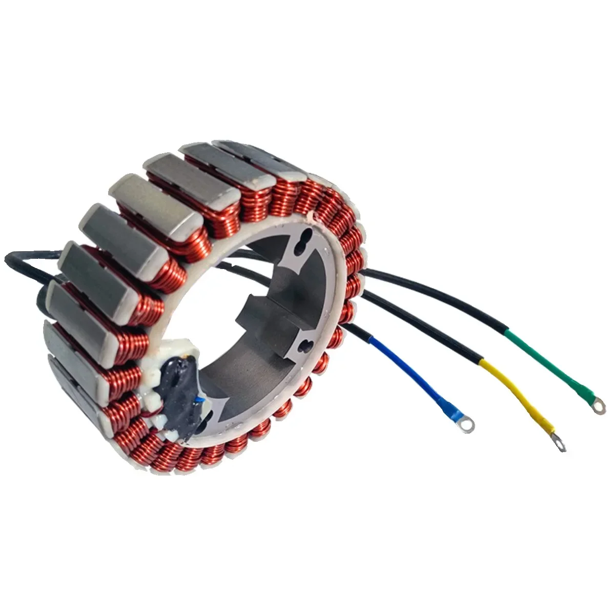 Range Extender Generator Stator, Rotor, 27 Poles, 4Kw 5Kw, 60V/72V, Electric Vehicle Range Extender Accessories