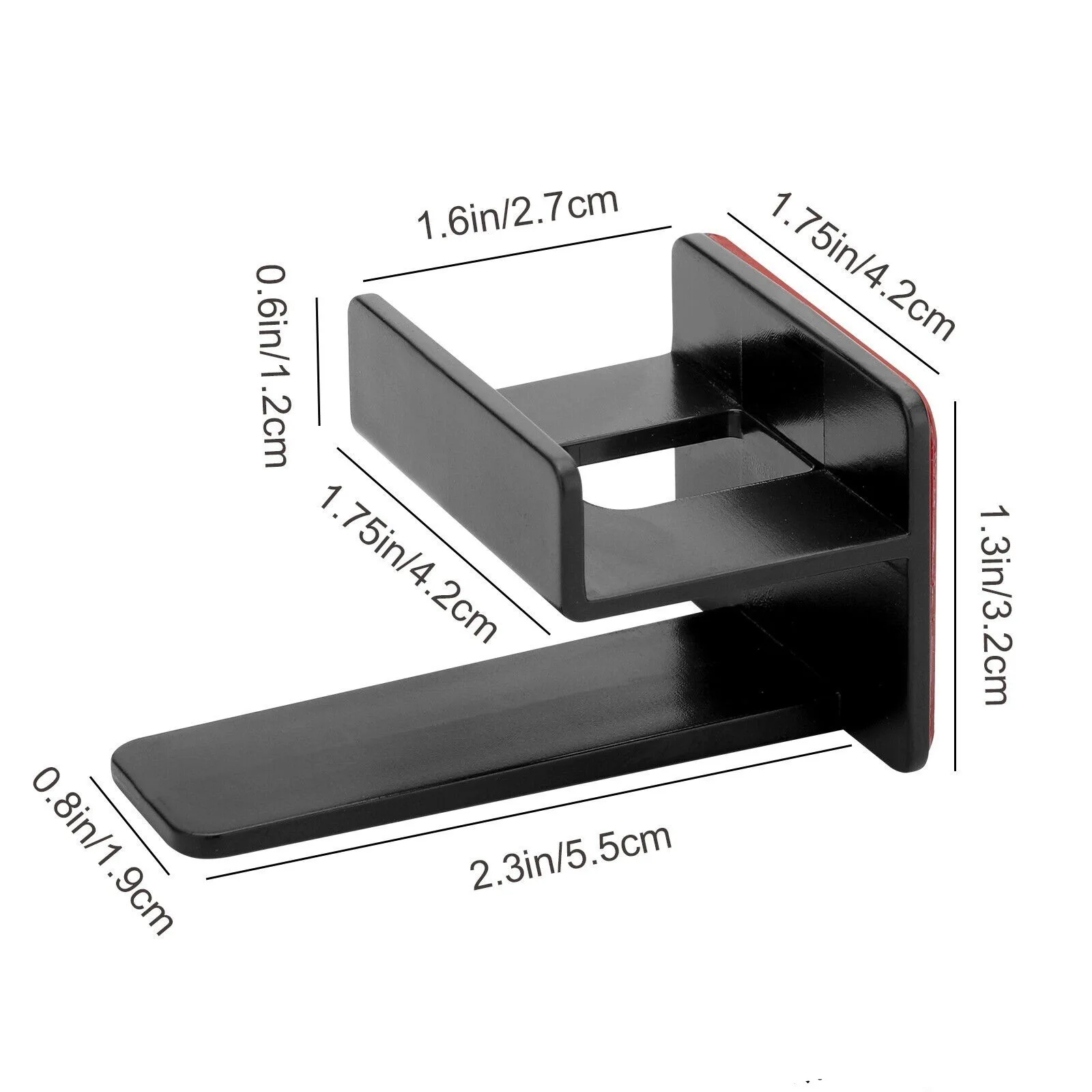 10 Pack Adhesive Hat Hooks for Wall
