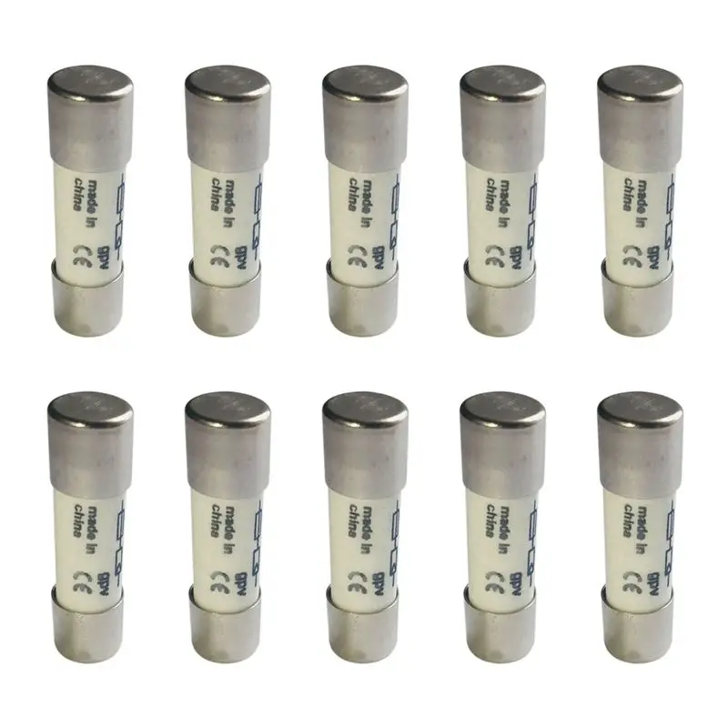 ABJN-50 Pcs 1000 VDC Fuse Solar PV Explosion-Proof Fuse Silver - 15A