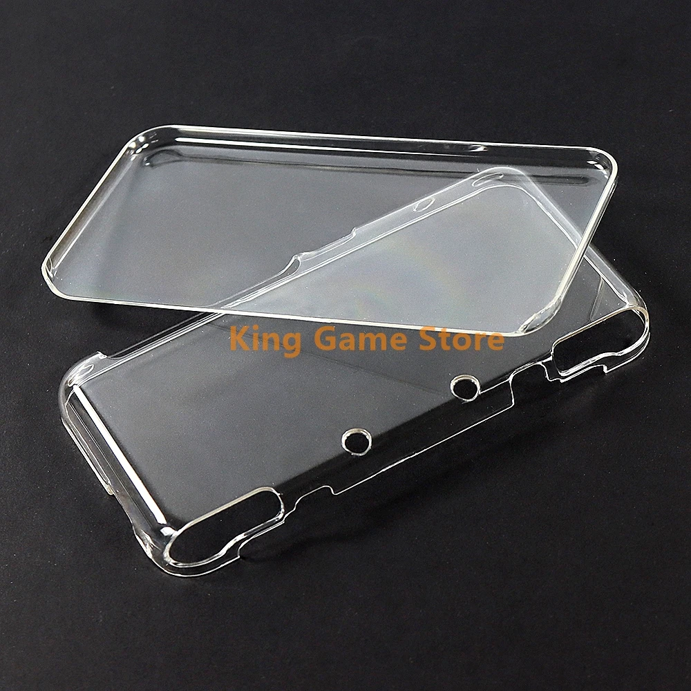 10sets Crystal Hard Shell Cover for NEW 2DSXL LL Console Transparent Protective Case Anti-Scratch Cover For New 2DS XL LL