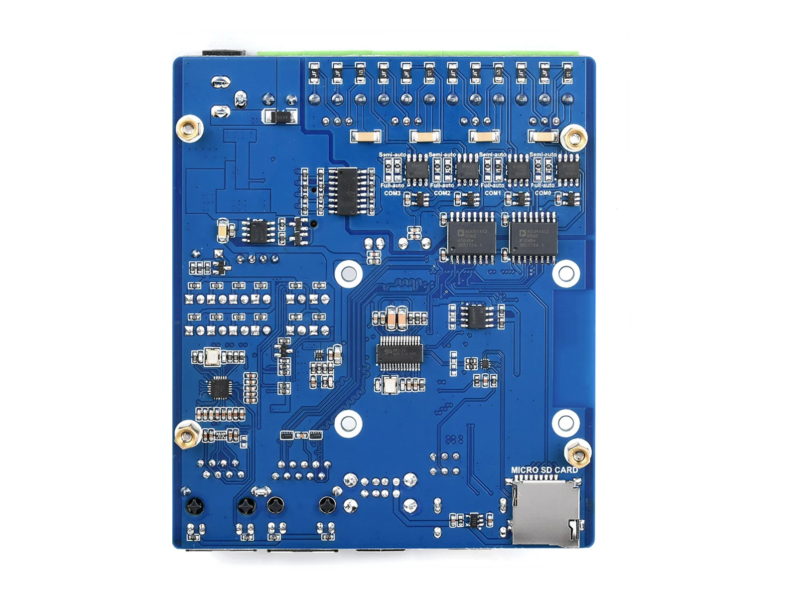 Imagem -04 - Placa de Base Dupla do Quadrilátero Rs485 do Eth b para o Módulo do Cálculo do pi da Framboesa Gigabit Ethernet 4ch Isolado Rs485