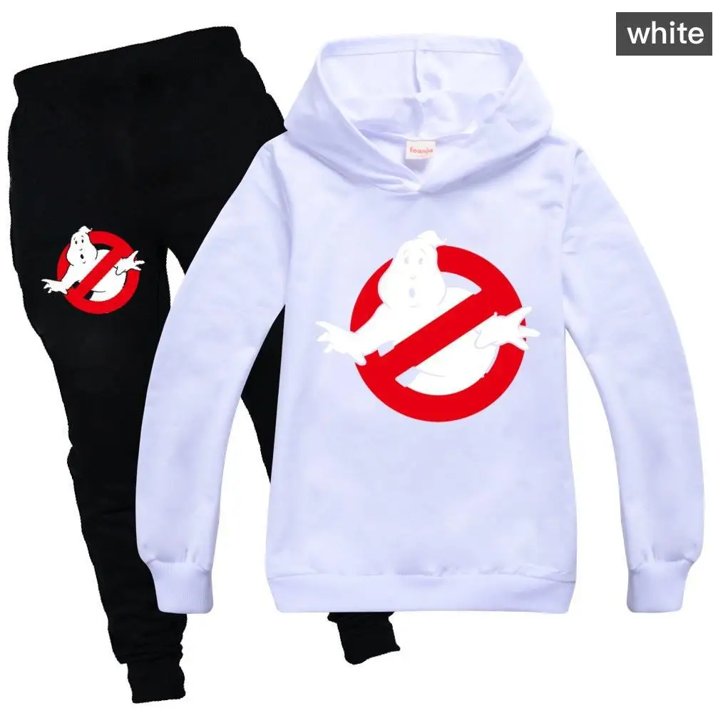 Kids Cartoon Clothes Ghostbusters Catnap Hoodies Pants 2pcs Set Baby Boys Tracksuits Toddler Girls Outfits Children's Sets 527