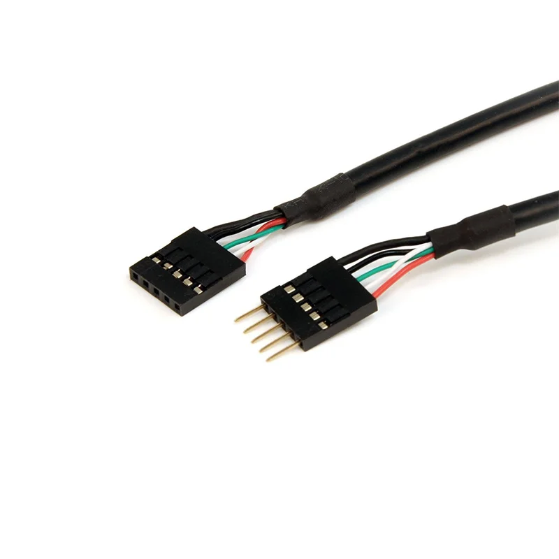 1 متر الترفيه 5Pin USB IDC اللوحة الأم رأس ذكر إلى أنثى تمديد كابل