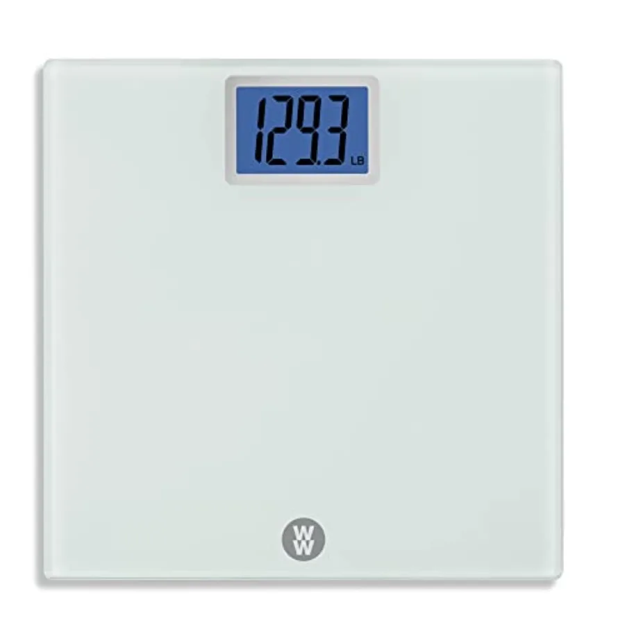 

Weight Watchers Scales by Scale for Body Weight, Digital Bathroom Scale in White