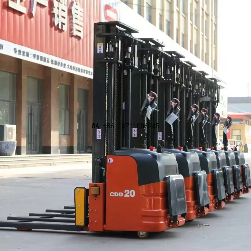 Electric Semi-electric Stacker Cranes Lifts Pallet Forklifts Solid Tire Trucks Loading Unloading RWD Lead-acid CDD-20