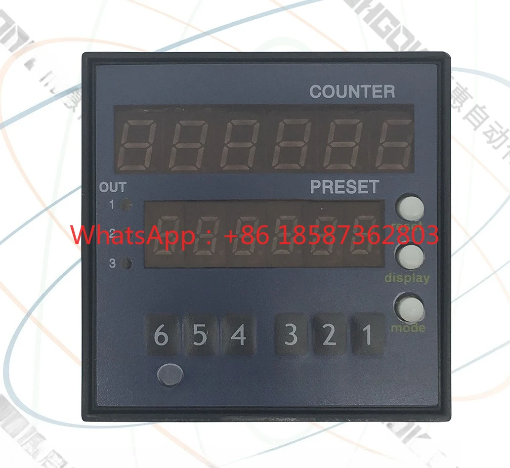 

CA-61K Интеллектуальный светодиодный 6-значный счетчик настройки кнопок с двойным лицом, счетчик, счетчик, переключатель подсчета