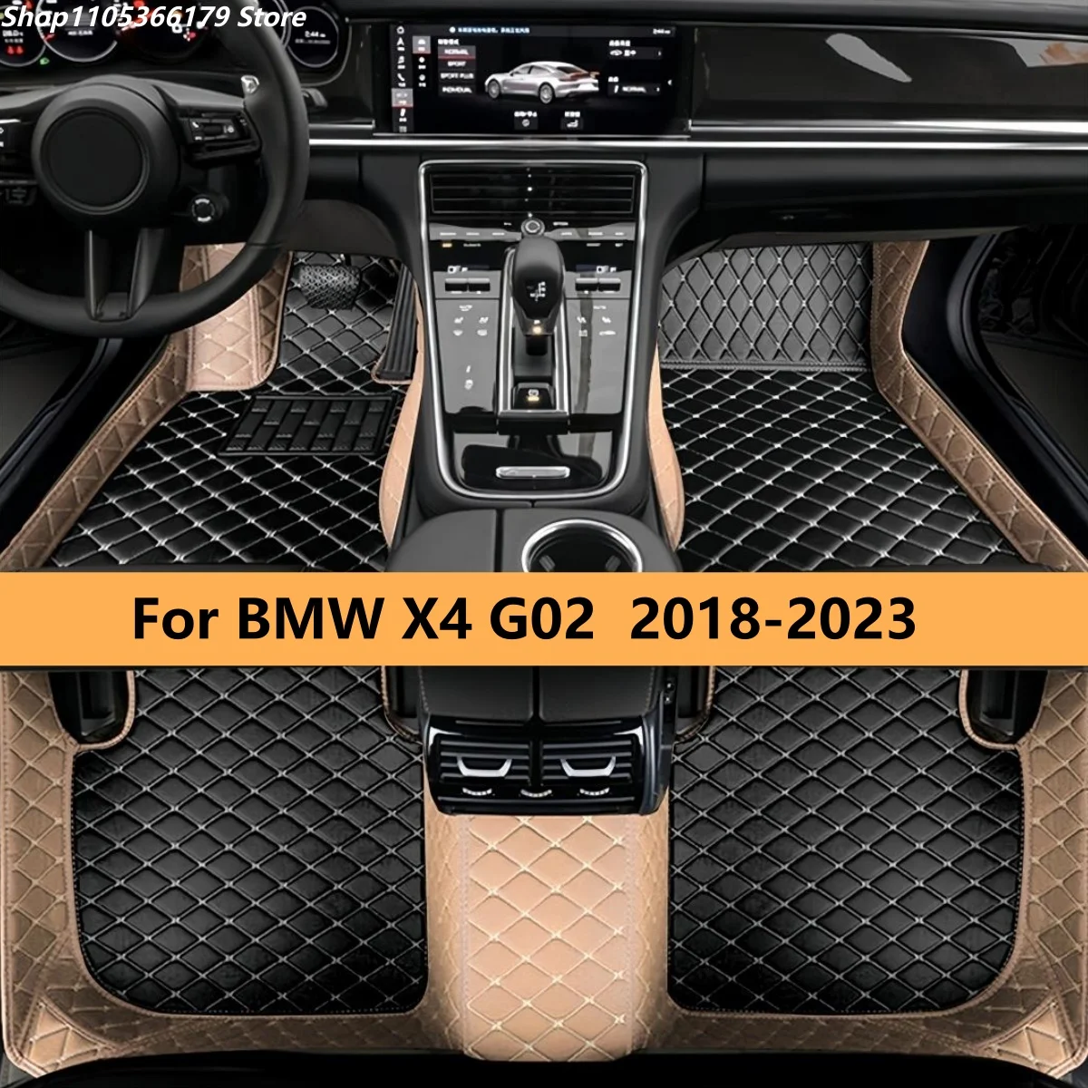 

Custom Car Floor Mats Fit For BMW X4 G02 2018 2019 2020 2021 2022 2023 Custom Auto Interior Accessories Carpets Covers
