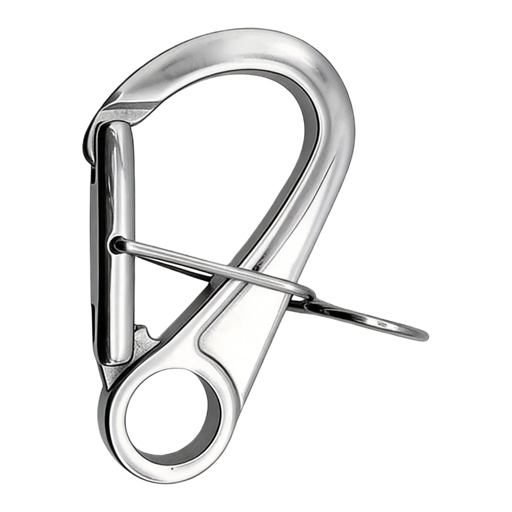 Self Locking Stainless Steel Docking Hook for Secure Mooring on Boats Yachts Trailers and Industrial Rigging Setups