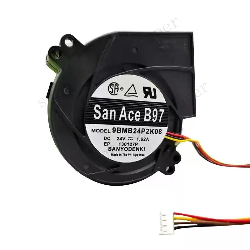 SLIDER 9BMB24P2K08 DC 24V 1.62A Blower Fan, San Ace B97 9733 PWM Centrifugal Cooling Fan for Server Miner Inverter