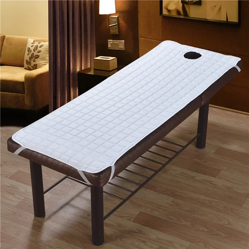 Anti Slip Mattress for Massage Table Bed with Hole, Beauty Salon, Skin-friendly Bedspread Pad, Non-Slip Bed Cover Sheet, 4 Sizes