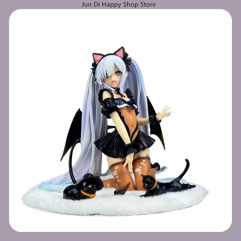 

13.5cm Kneeling Pose Janus Anime Figure, Azur Lane HMS Model Statue Collection Desktop Decoration Ornament Toy Gift for Fans