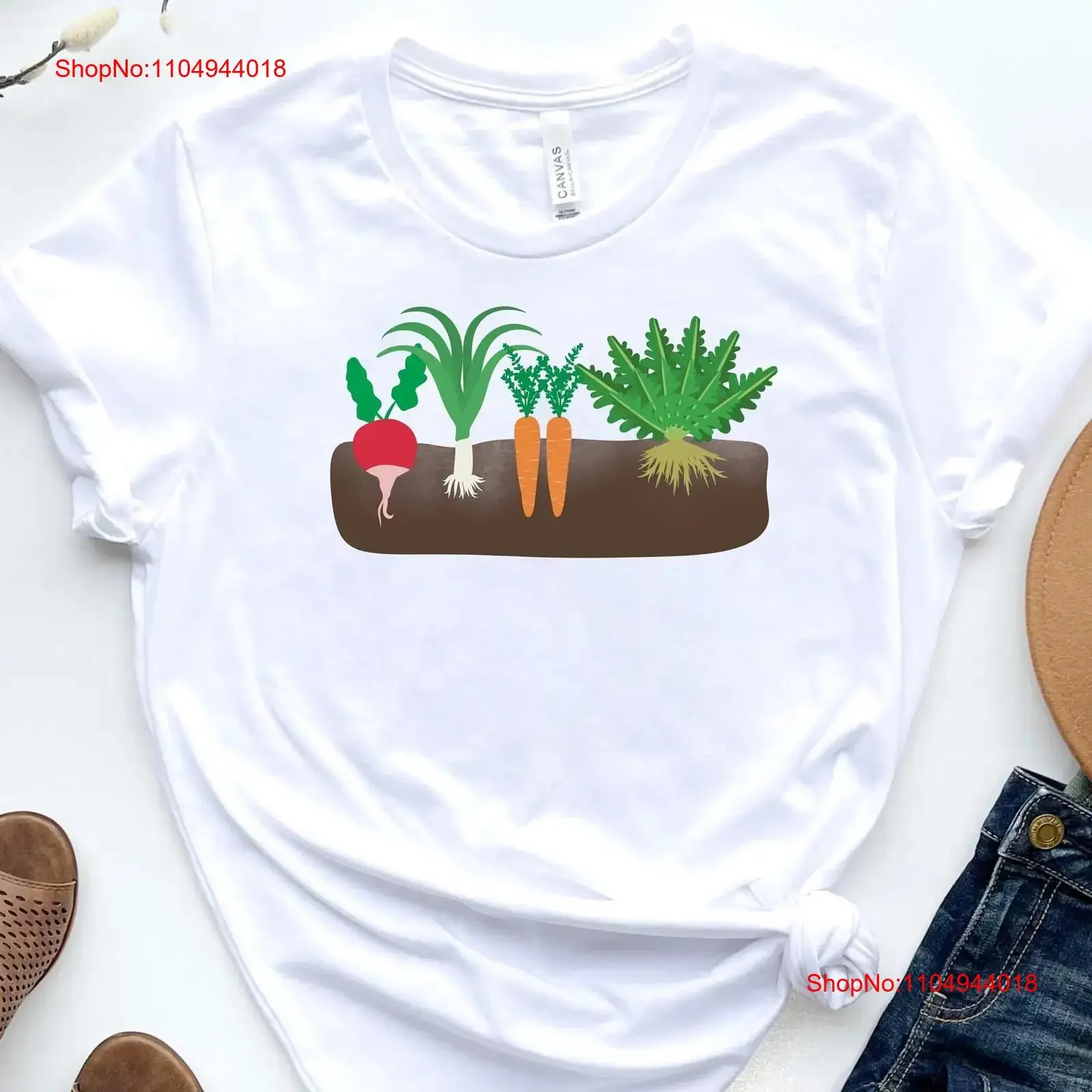 

Vegetable Garden T Shirt Veggie Lover Healthy Hoeing Ain Easy Farmer Life PlanT Mother's Day vintage Washed Stretched Stylish
