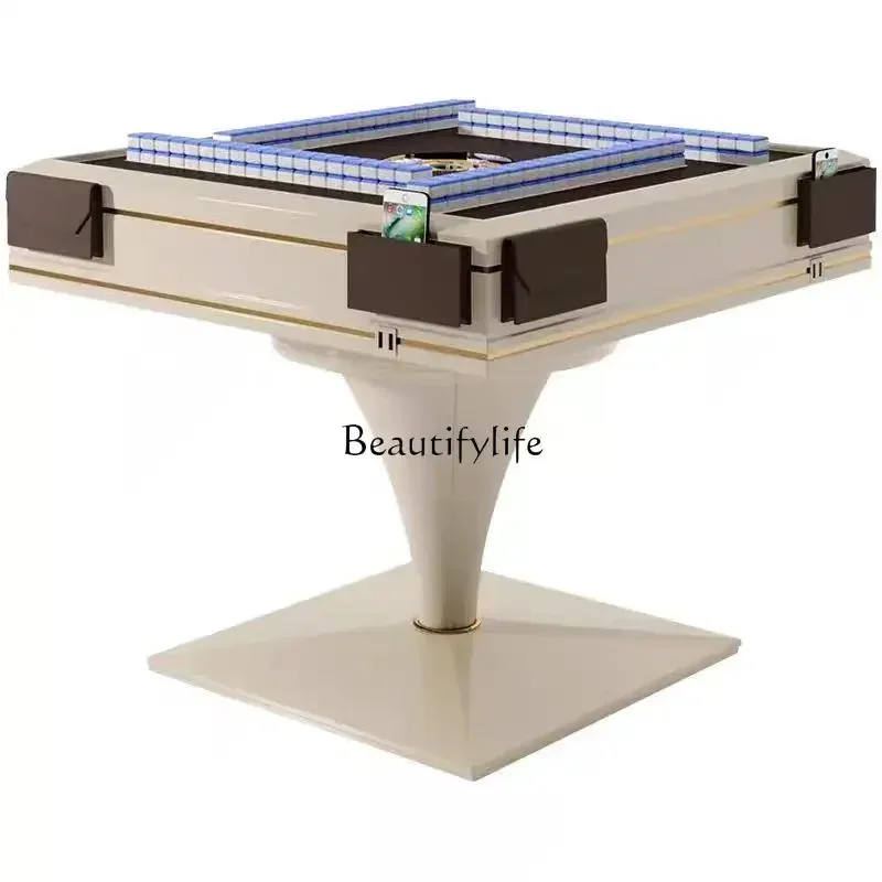 54 Electric mahjong machine Fully automatic high-end household silent mahjong dining table dual-purpose