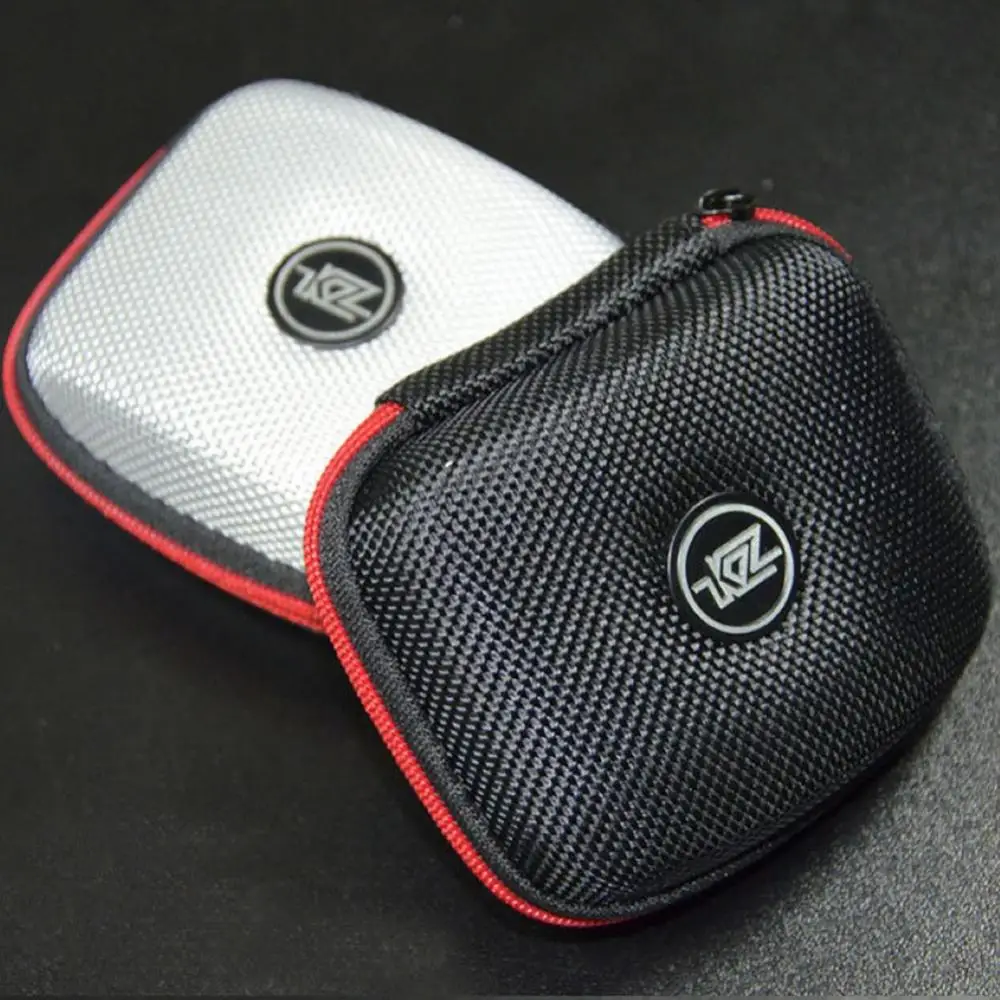 KZ Kopfhörer Halter Fall Lagerung Harten Tasche Box Fall Tragbare Kopfhörer Kabel Lagerung Tasche Fall Draht Organizer Pouch