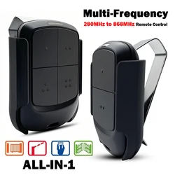 280MHz-868MHz Garage Door Opener Multi-Frequency Remote Duplicator Code Grabber Clone Multi-brand Electric Gate Barrier Keychain