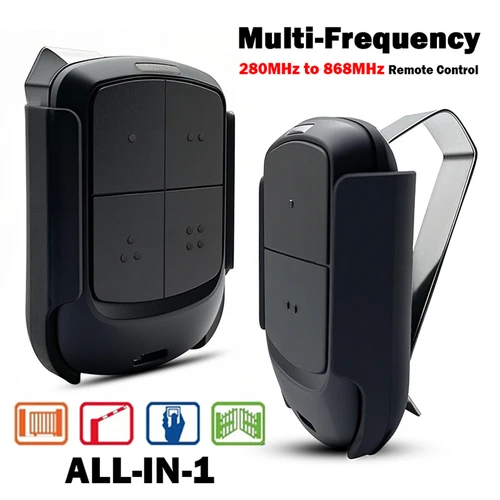 Abridor de puerta de garaje de 280 MHz a 868 MHz, duplicador de control remoto multifrecuencia, grabador de código, clonador, barrera de puerta eléctrica multimarca, llavero