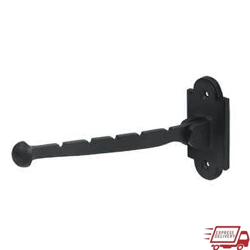 

7 Inch Adjustable Projection Valet Hook Matte Black Space Saver Closets Bathrooms Mudrooms Easy Installation Rustproof Five