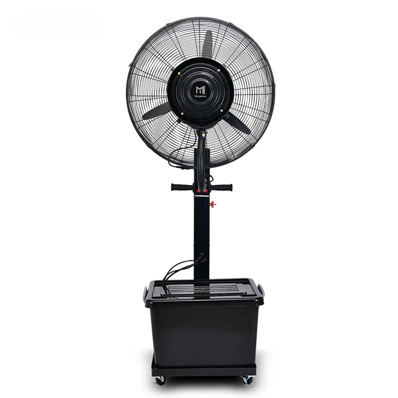 26 30 inch wholesale powerful outdoor industrial air cooling electric mist fan with water spray factory stand fan